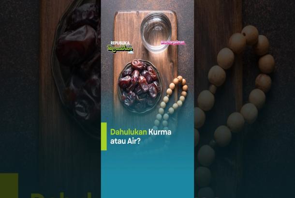 Dahulukan Kurma atau Air