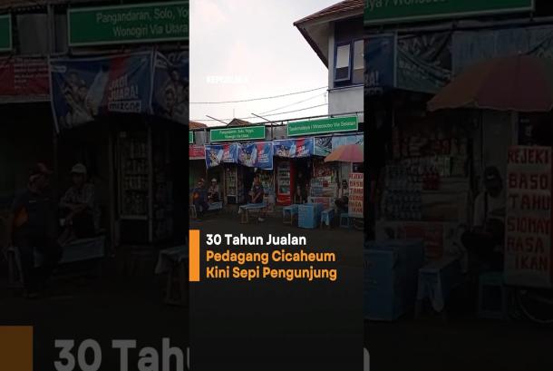 30 Tahun Jualan Pedagang Cicaheum Kini Sepi Pengunjung