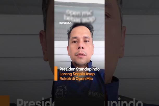 Presiden Standupindo Larang Segala Asap Rokok di Open Mic