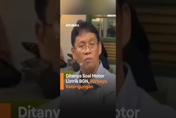 Respons Menku Purbaya Terkait Viral Motor Listrik BGN