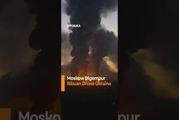 Moskow Digempur Ribuan Drone Ukraina