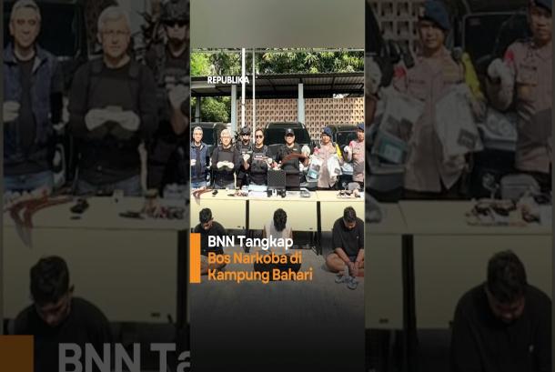 BNN Tangkap Bos Narkoba di Kampung Bahari
