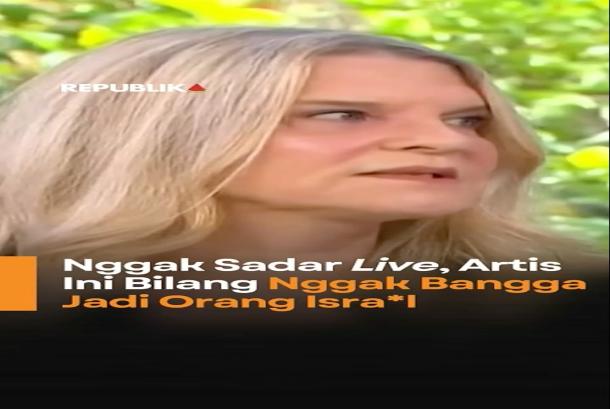 Nggak Sadar Live Artis Ini Bilang Nggak Bangga Jadi Orang Israel