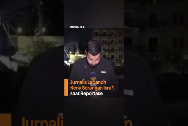 Jurnalis Lebanon Kena Serangan Isral saat Reportase
