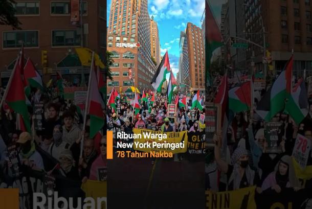 Ribuan Warga New York Peringati 78 Tahun Nakba