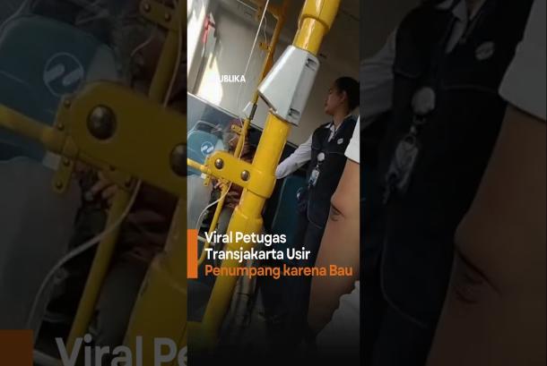 Viral Petugas Transjakarta Usir Penumpang karena Bau