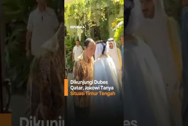 Dikunjungi Dubes Qatar Jokowi Tanya Situasi Timur Tengah
