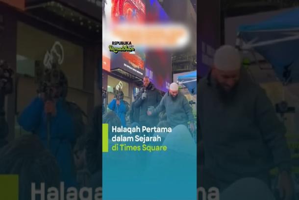 Halaqah Pertama dalam Sejarah di Times Square