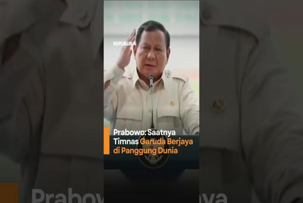 Prabowo Saatnya Timnas Garuda Berjaya di Panggung Dunia