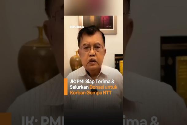 JK PMI Siap Terima  Salurkan Donasi untuk Korban Gempa NTT
