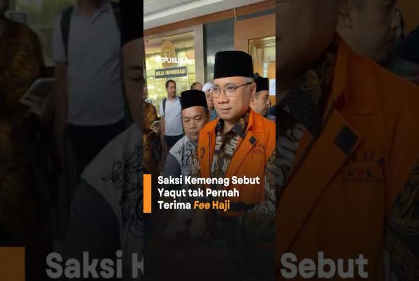 Saksi dari Kemenag Sebut Yaqut tak Pernah Terima Fee Haji