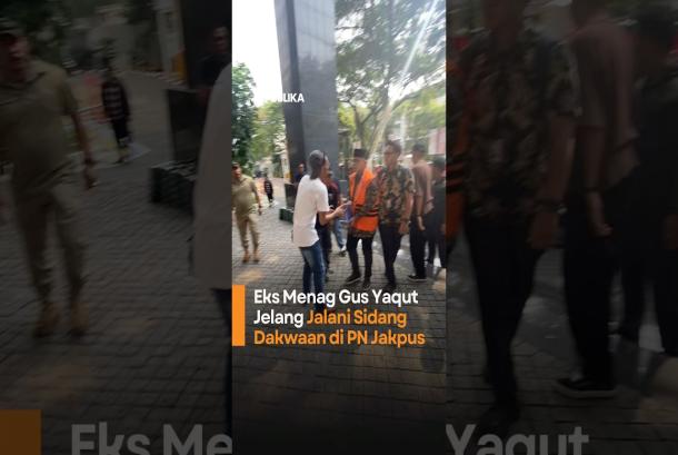 Eks Menag Gus Yaqut Jelang Jalani Sidang Dakwaan di PN Jakpus