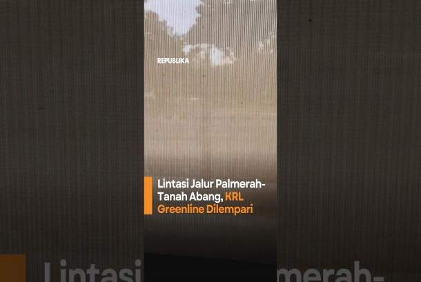 Lintasi Jalur PalmerahTanah Abang KRL Greenline Dilempari