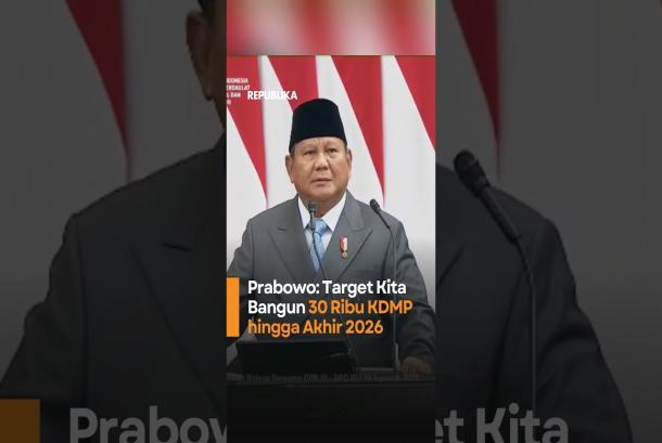 Prabowo Target Kita Bangun 30 Ribu KDMP hingga Akhir 2026