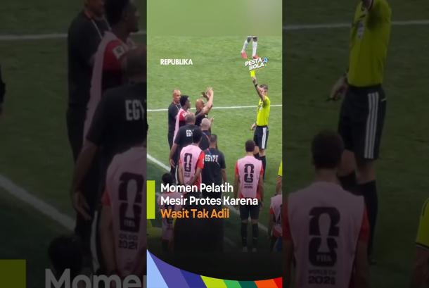 Momen Pelatih Mesir Protes Karena Wasit Tak Adil