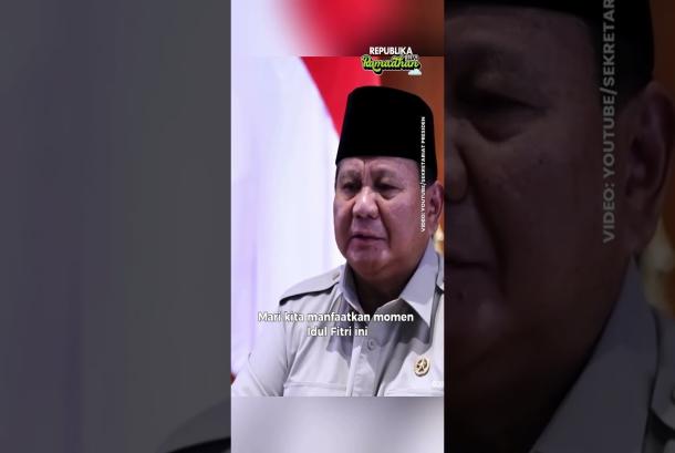 Pesan Presiden Prabowo Idul Fitri Momen Perkuat Persatuan Bangsa
