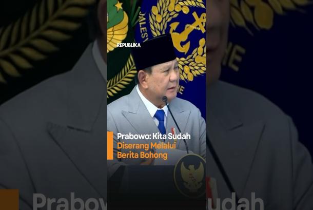 Prabowo Kita Sudah Diserang Melalui Berita Bohong