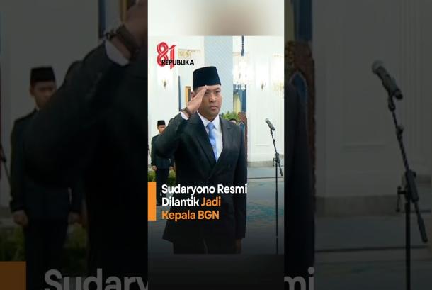 Sudaryono Resmi Dilantik Jadi Kepala BGN