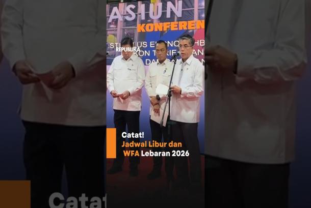 Catat Jadwal Libur dan WFA Lebaran 2026