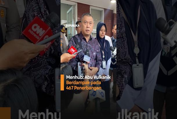 Menhub Abu Vulkanik Berdampak pada 467 penerbangan