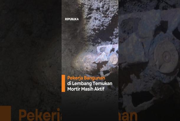 Pekerja Bangunan Temukan Mortir Aktif di Lembang Langsung Diamankan Gegana