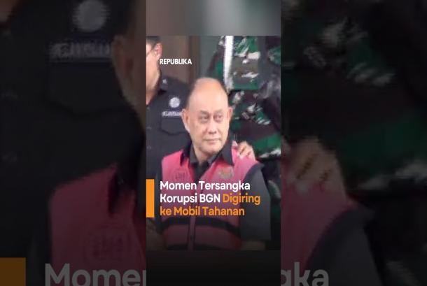 Momen Tersangka Korupsi BGN Digiring ke Mobil Tahanan
