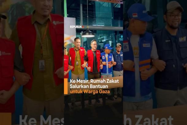Ke Mesir Rumah Zakat Salurkan Bantuan untuk Warga Gaza
