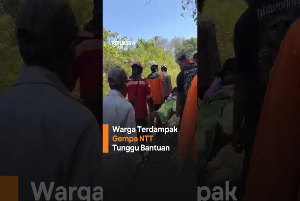 Korban Gempa Manggarai Timur Tunggu Bantuan dan Layanan Medis