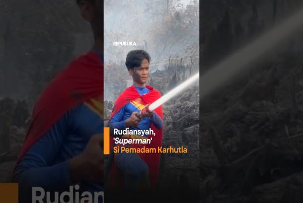 Rudiansyah Superman Si Pemadam Karhutla