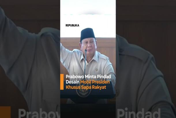 Prabowo Minta Pindad Desain Mobil Presiden Khusus Sapa Rakyat