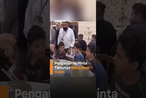 Pengantin Asal Turki Minta Tamunya Bawa Anak Yatim
