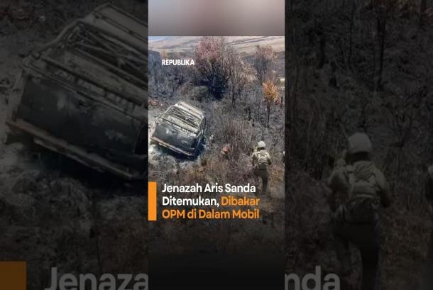 Jenazah Aris Sanda Ditemukan Dibakar OPM di Dalam Mobil