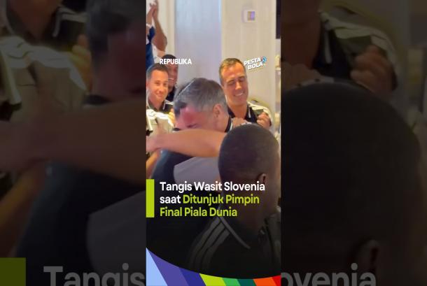 Tangis Wasit Slovenia saat Ditunjuk Pimpin Final Piala Dunia