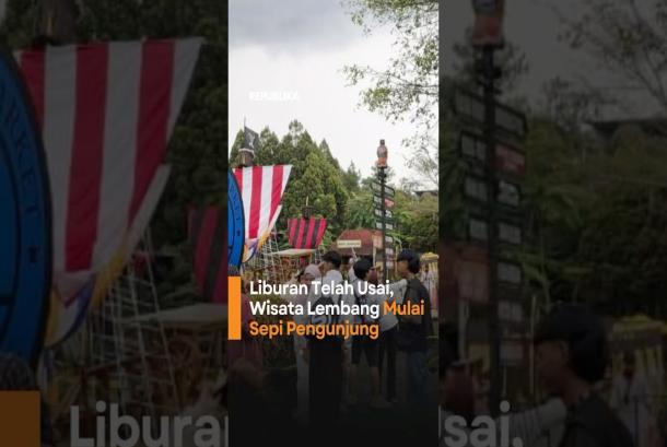 Libur Lebaran Usai Kunjungan Wisata Lembang Mulai Turun