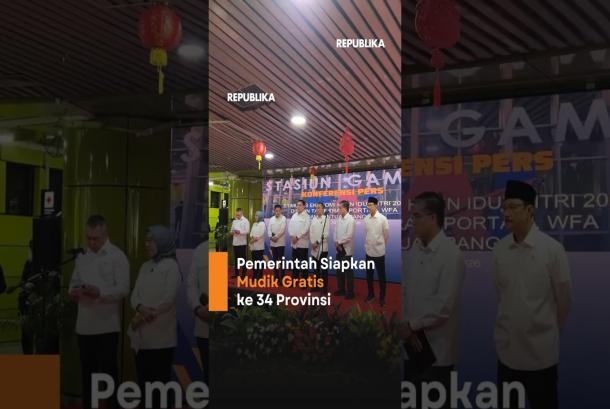 Pemerintah Siapkan Mudik Gratis ke 34 Provinsi