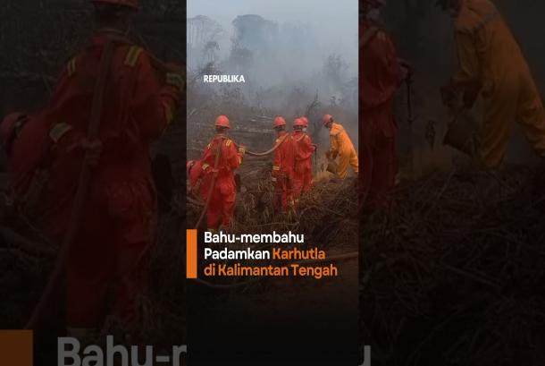 Bahumembahu Padamkan Karhutla di Kalimantan Tengah