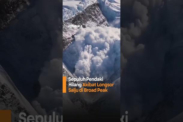 Sepuluh Pendaki Hilang Akibat Longsor Salju di Broad Peak