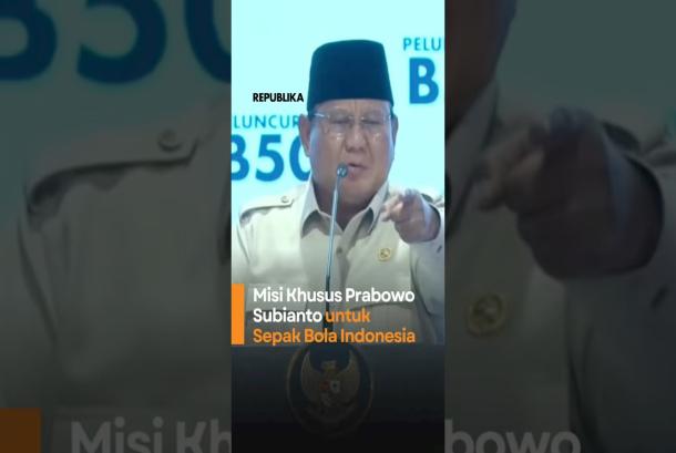 Misi Khusus Prabowo Subianto untuk Sepak Bola Indonesia