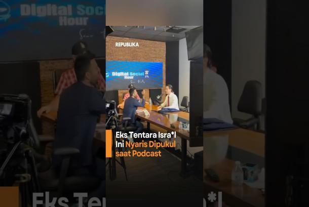 Eks Tentara Israel Ini Nyaris Dipukul saat Podcast
