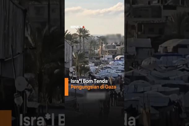 Israel Bom Tenda Pengungsian di Gaza