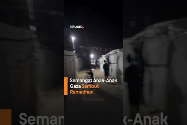 Semangat AnakAnak Gaza Sambut Ramadhan