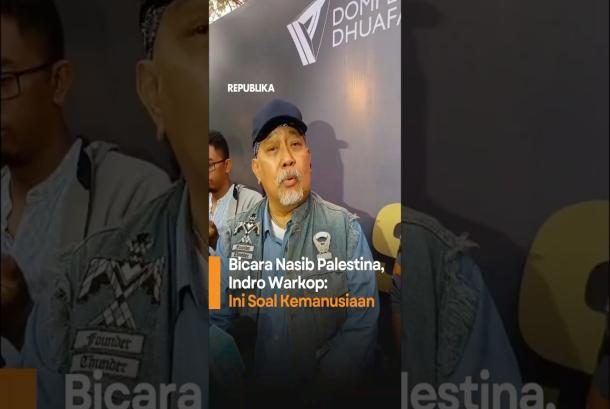 Soroti Derita Warga Palestina Indro Warkop Ajak Publik Tingkatkan Kepedulian