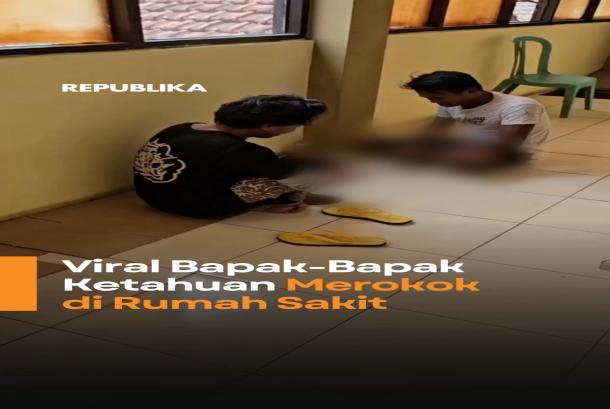 Viral BapakBapak Ketahuan Merokok di Rumah Sakit