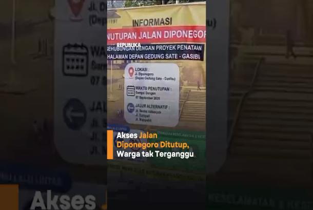 Jalan Diponegoro Bandung Ditutup hingga September Ini Rekayasa Lalu Lintasnya