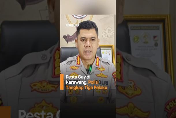 Pesta Gay di Karawang Polisi Tangkap Tiga Pelaku