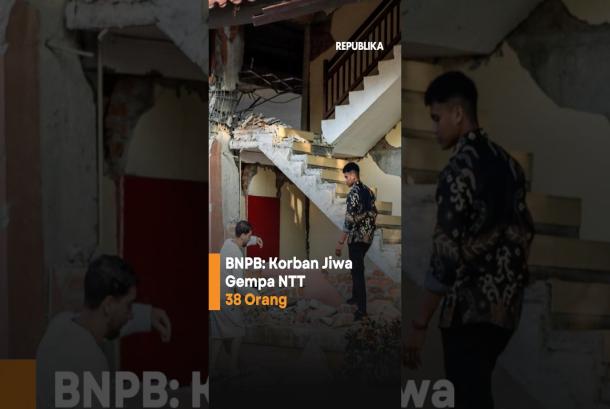 BNPB Korban Jiwa Gempa NTT 38 Orang