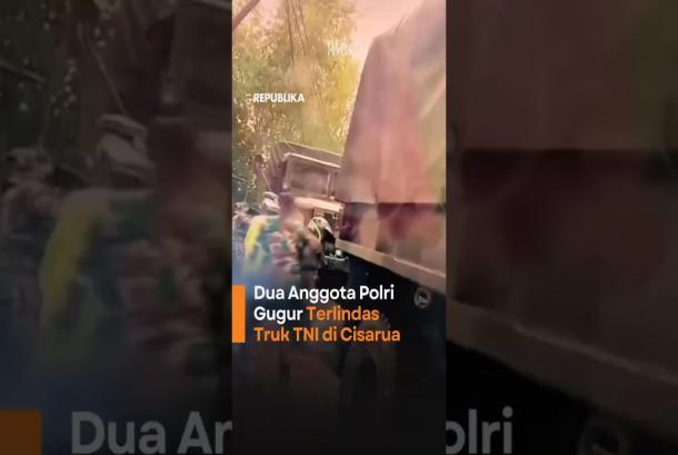 Dua Anggota Polri Meninggal dalam Kecelakaan Truk TNI di Cisarua