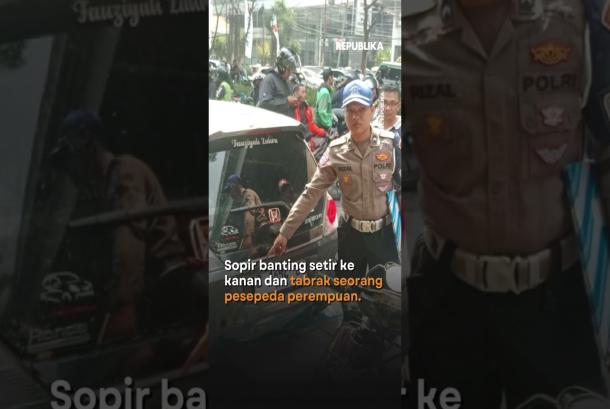 Diduga Sopir Truk Mengantuk Tabrak 11 Kendaraan di Bandung Pesepeda Meninggal