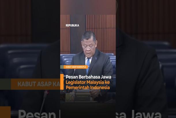 Pesan Berbahasa Jawa Legislator Malaysia ke Pemerintah Indonesia