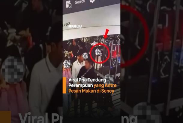 Viral Pria Tendang Perempuan yang Antre Pesan Makan di Sency